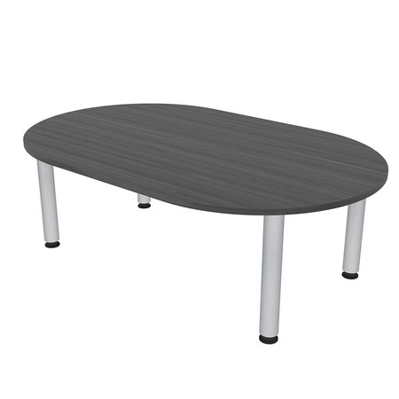 Skutchi Designs 45.25 in W, 71.5 in L, 29 in H, Engineered Wood Top, Grey HAR-RAC-46X72-PT-AN